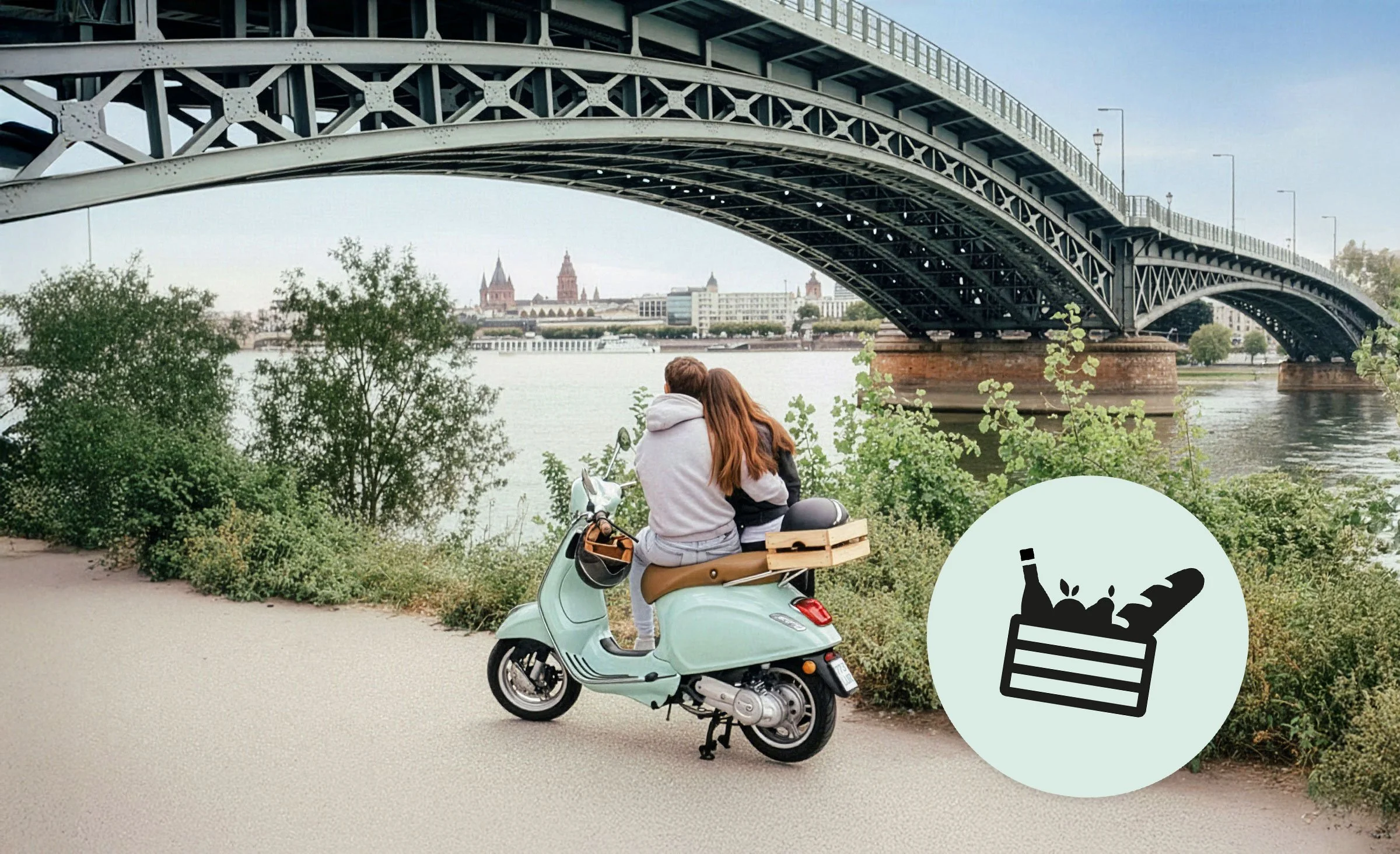 Kleine Runde mit Picknick