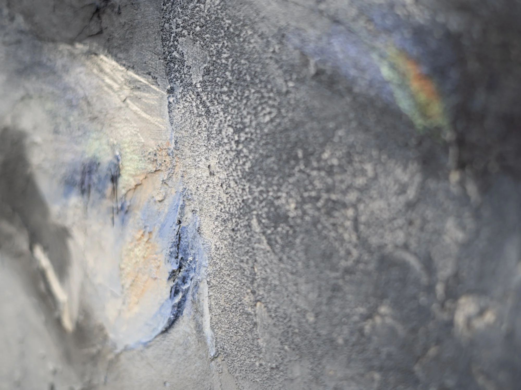 Close-up detail of texture in Breakthrough by Samantha Paris Estes.