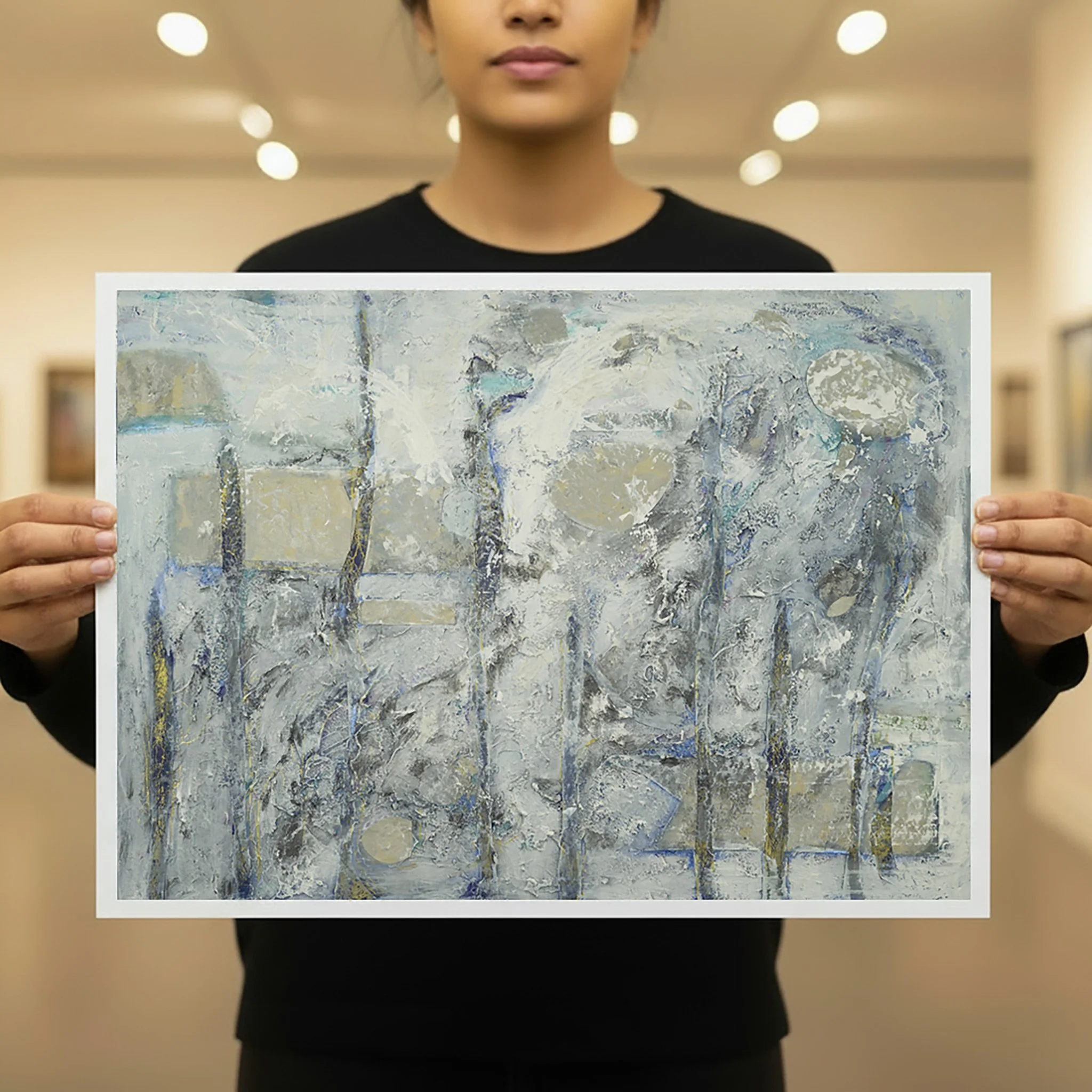 Snow Day archival matte art print by Samantha Paris Estes.