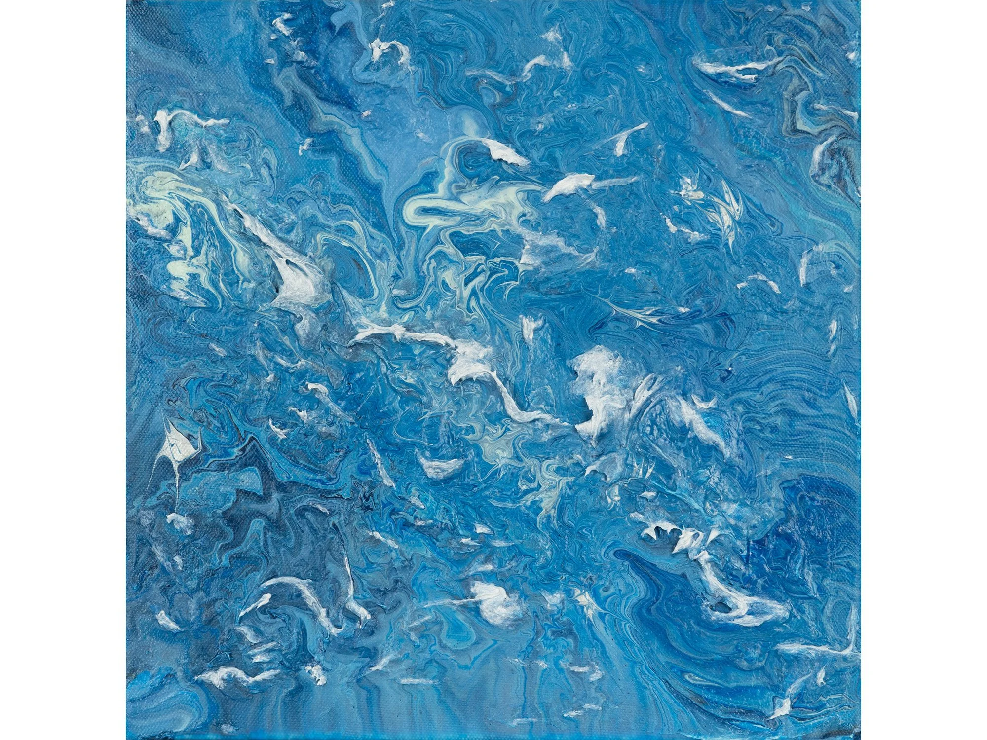 Immersed Series V10, mixed-media artwork by Samantha Paris Estes