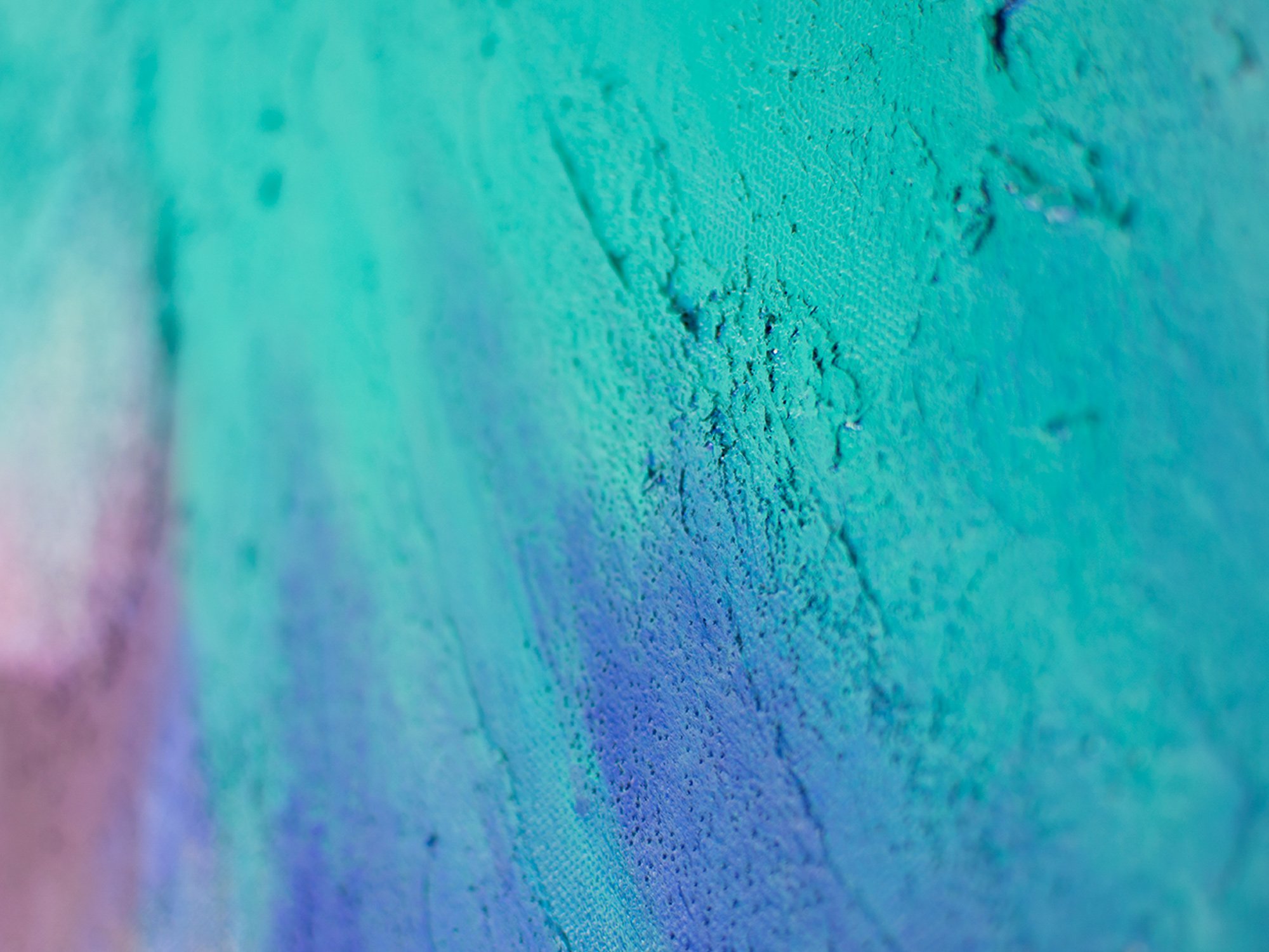 Close-up detail of texture in Universe by Samantha Paris Estes.