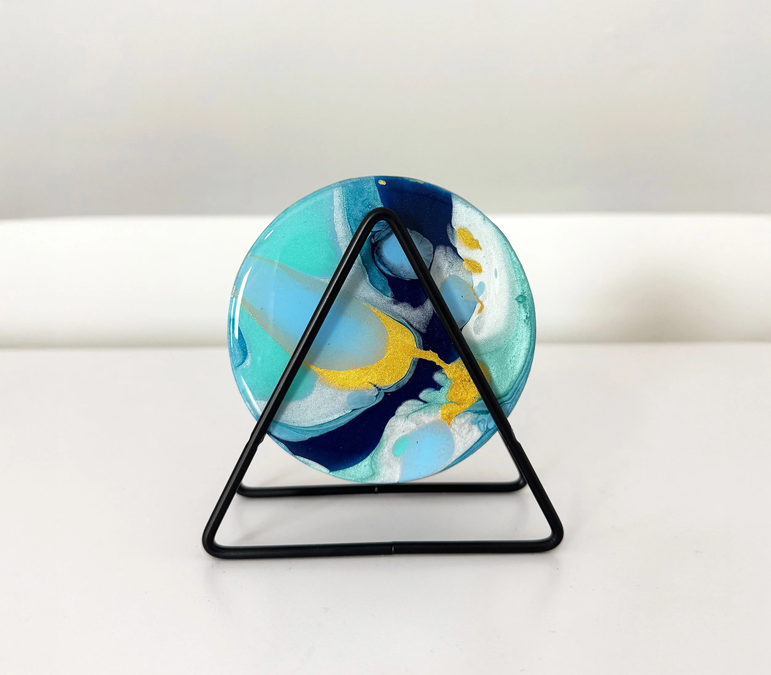 Art coasters designed by Samantha Paris Estes, ArtistCalledParis