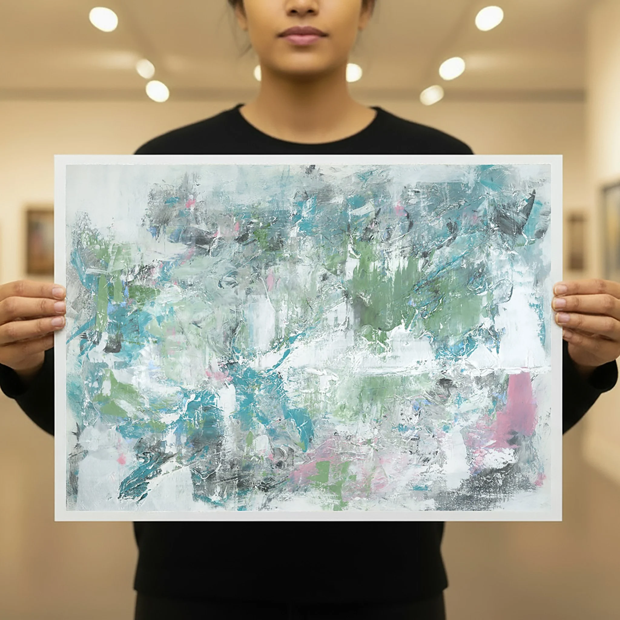 Happiness archival matte art print by Samantha Paris Estes.