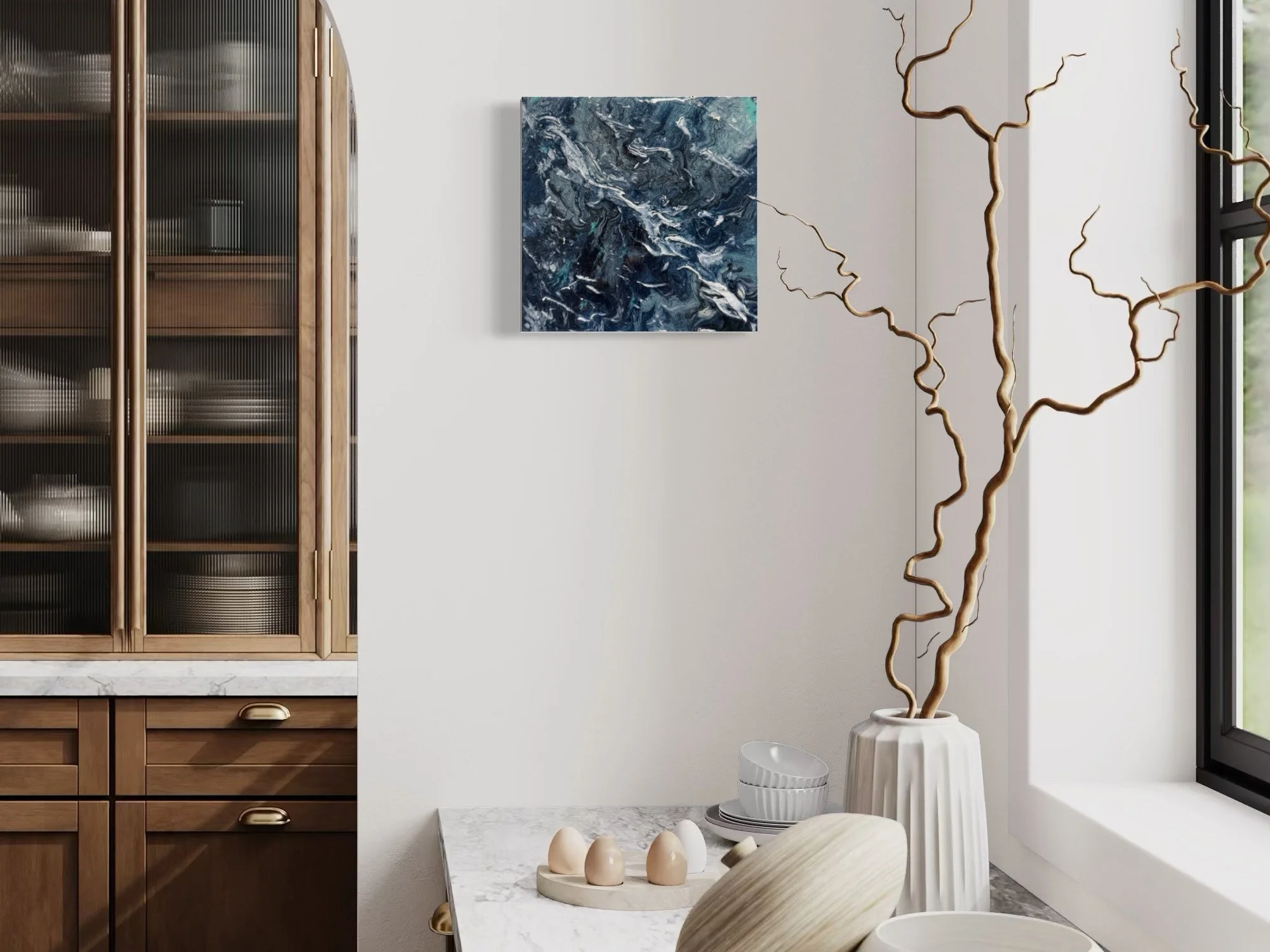 Immersed Series V14 displayed in a styled interior setting.