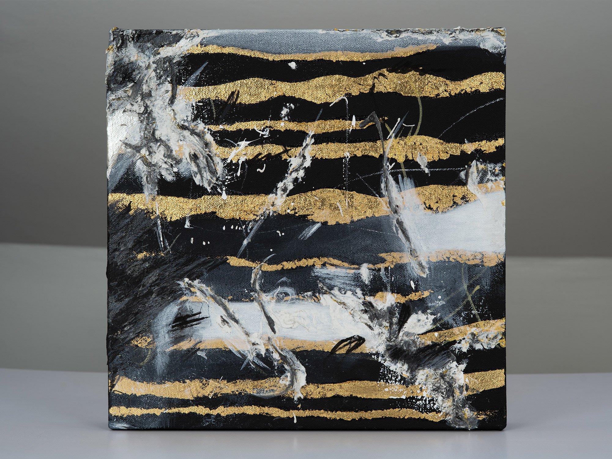 I Like Your Vibe, mixed-media artwork by Samantha Paris Estes.