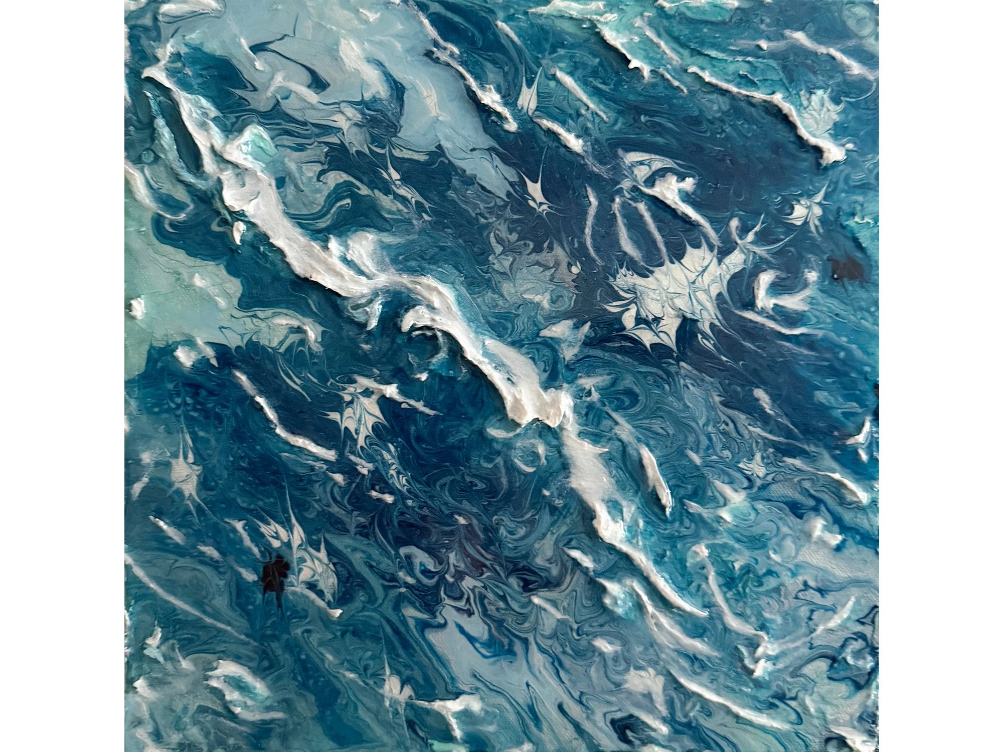 Immersed Series V16 mixed-media artwork by Samantha Paris Estes