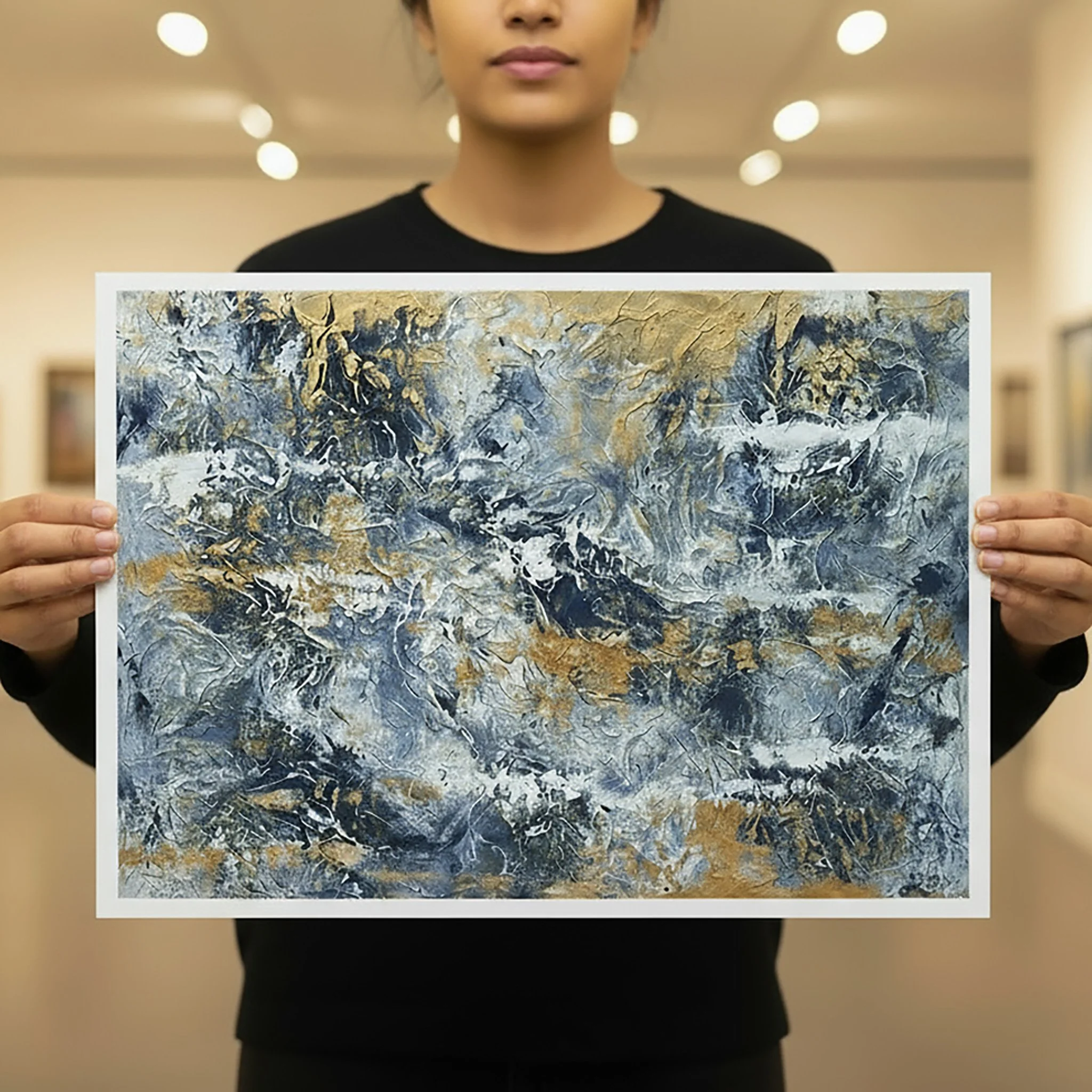 Golden Licious archival matte art print by Samantha Paris Estes.