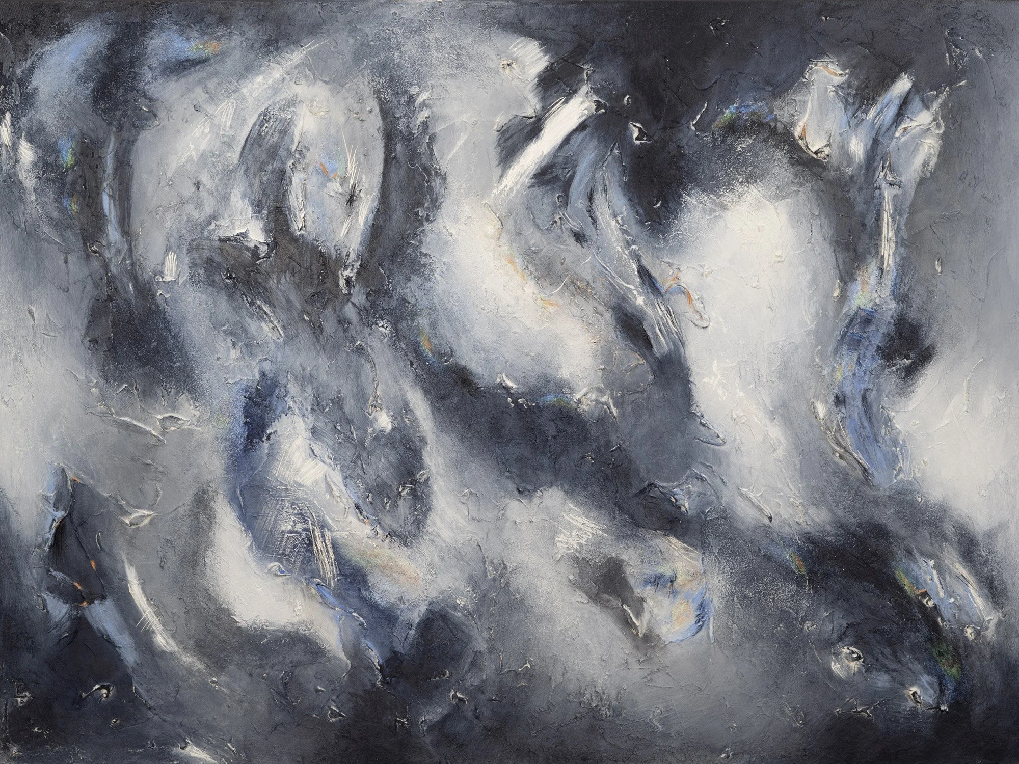 Breakthrough, mixed-media artwork by Samantha Paris Estes.