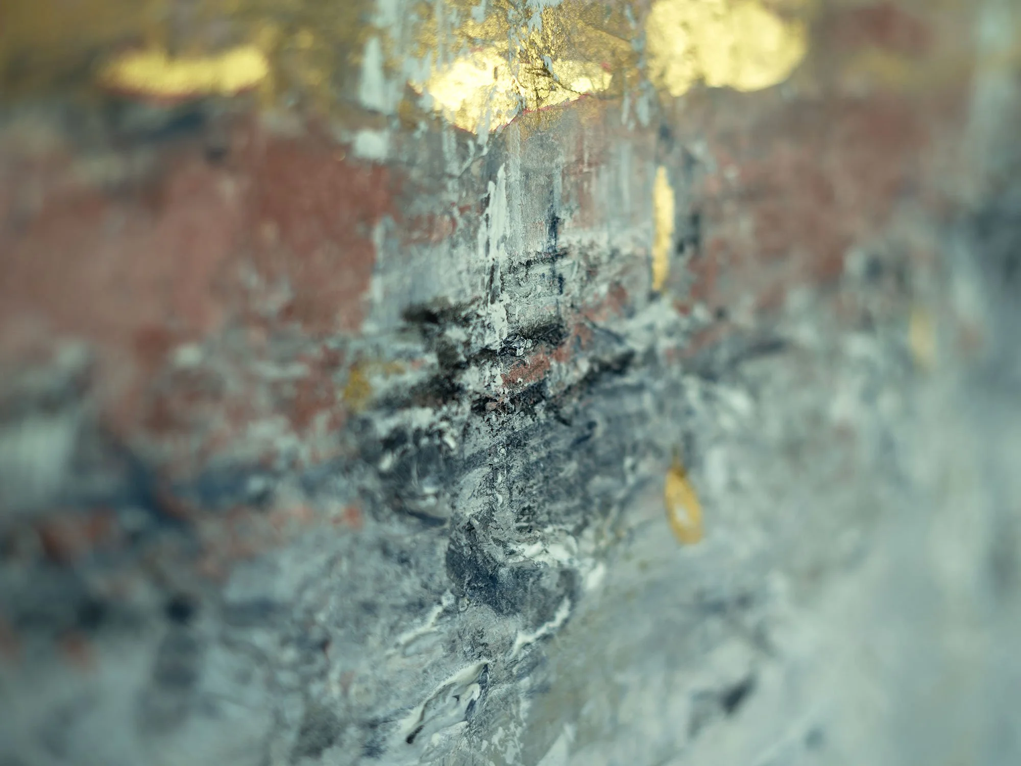 Close-up detail of texture in Park City by Samantha Paris Estes.