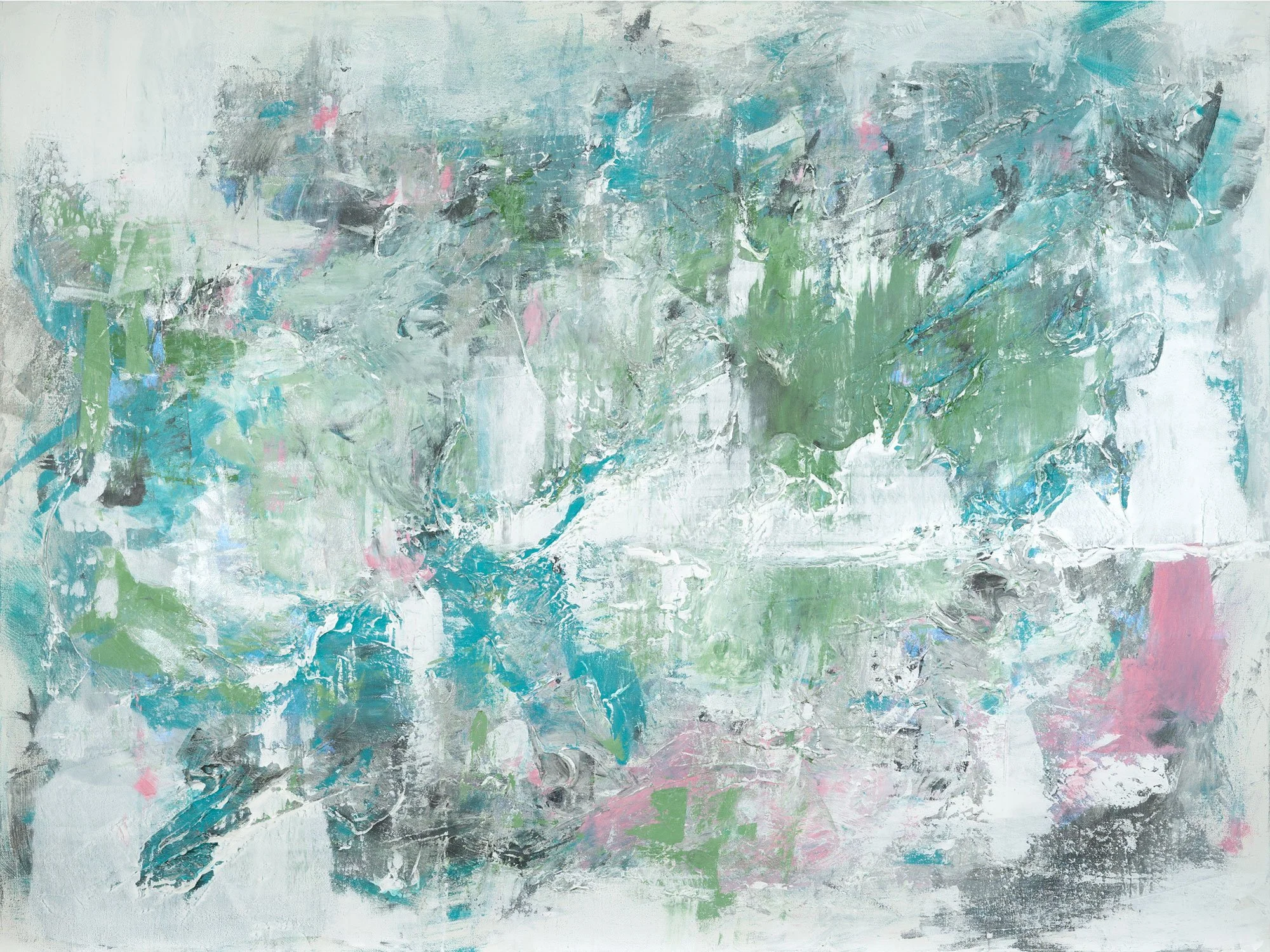 Happiness acrylic on canvas artwork by Samantha Paris Estes.