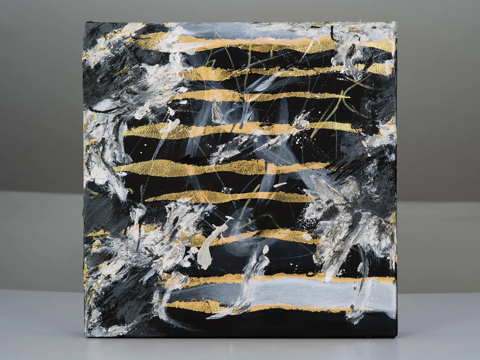 I Like Your Vibe, mixed-media artwork by Samantha Paris Estes.