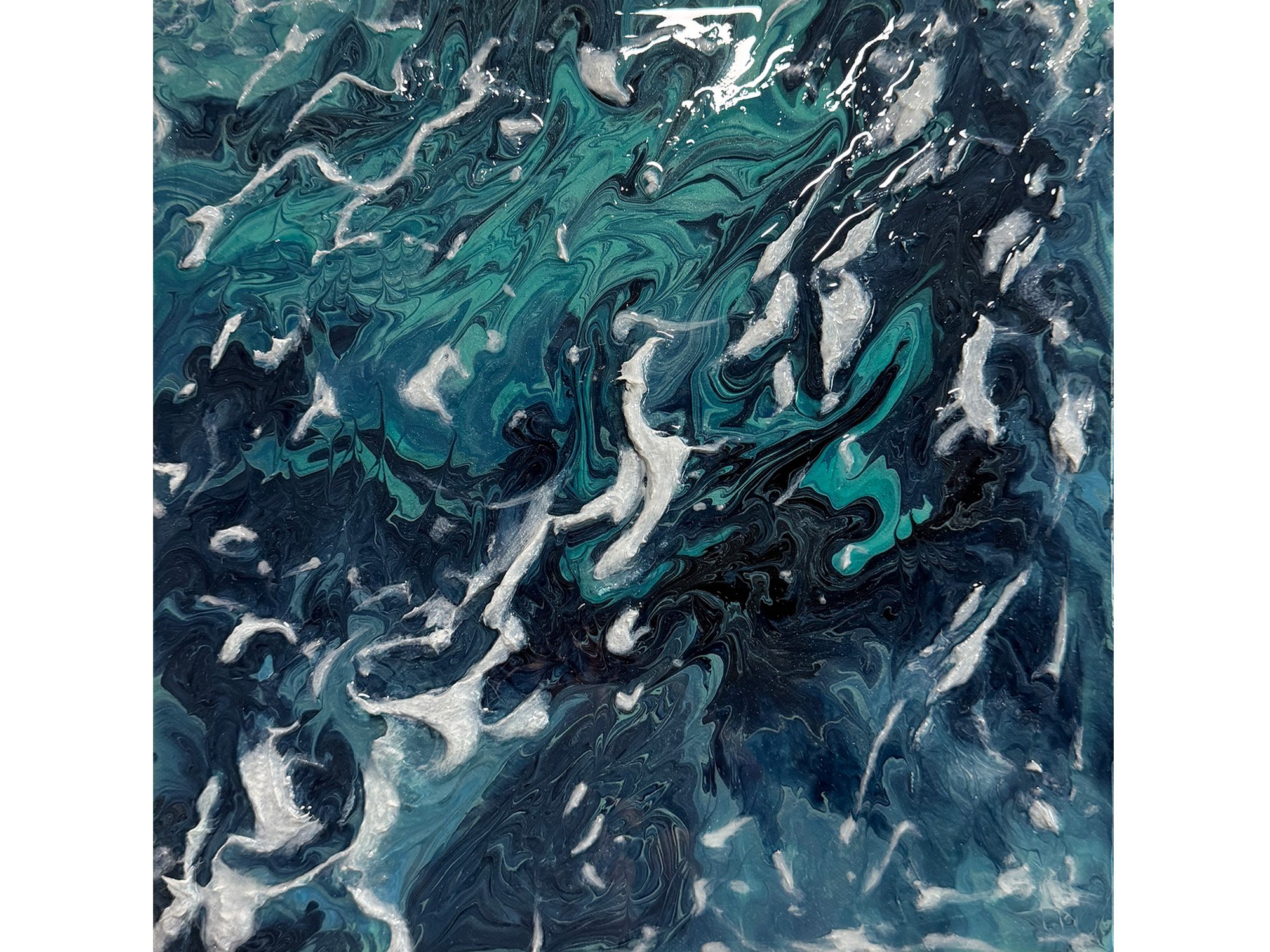 Immersed Series V17 mixed-media artwork by Samantha Paris Estes