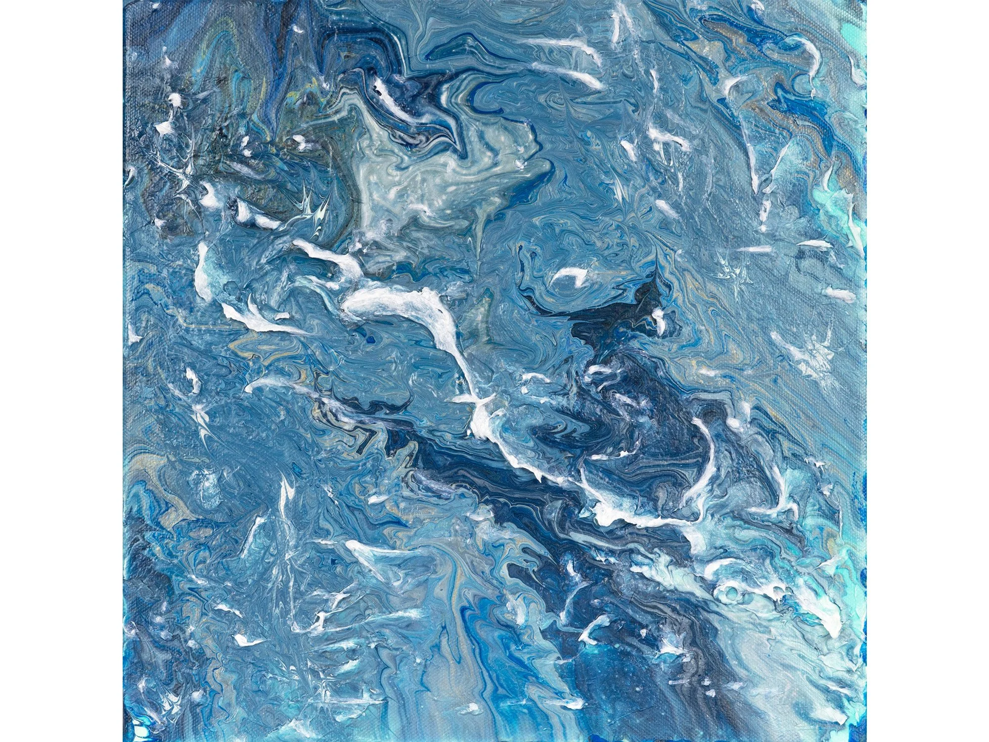 Immersed Series V9, mixed-media artwork by Samantha Paris Estes