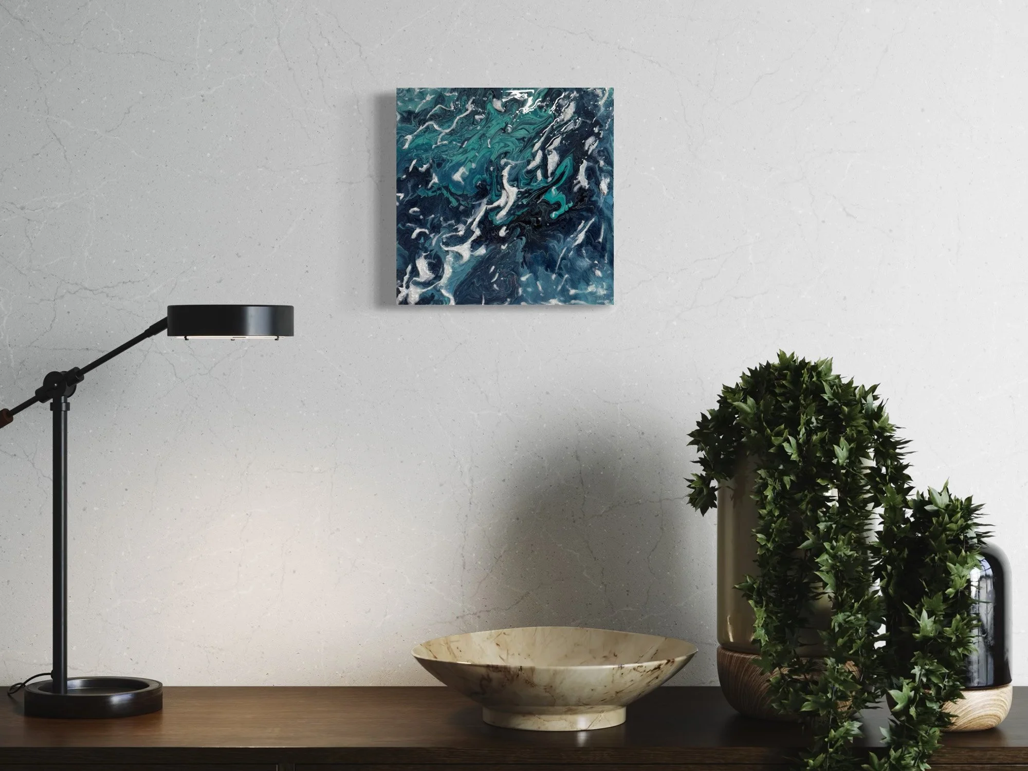 Immersed Series V17 displayed in a styled interior setting