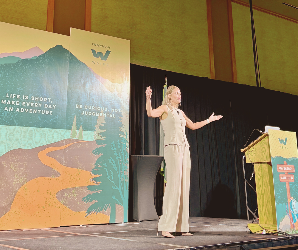 Rebecca Bultsma speaking or facilitating a professional learning event