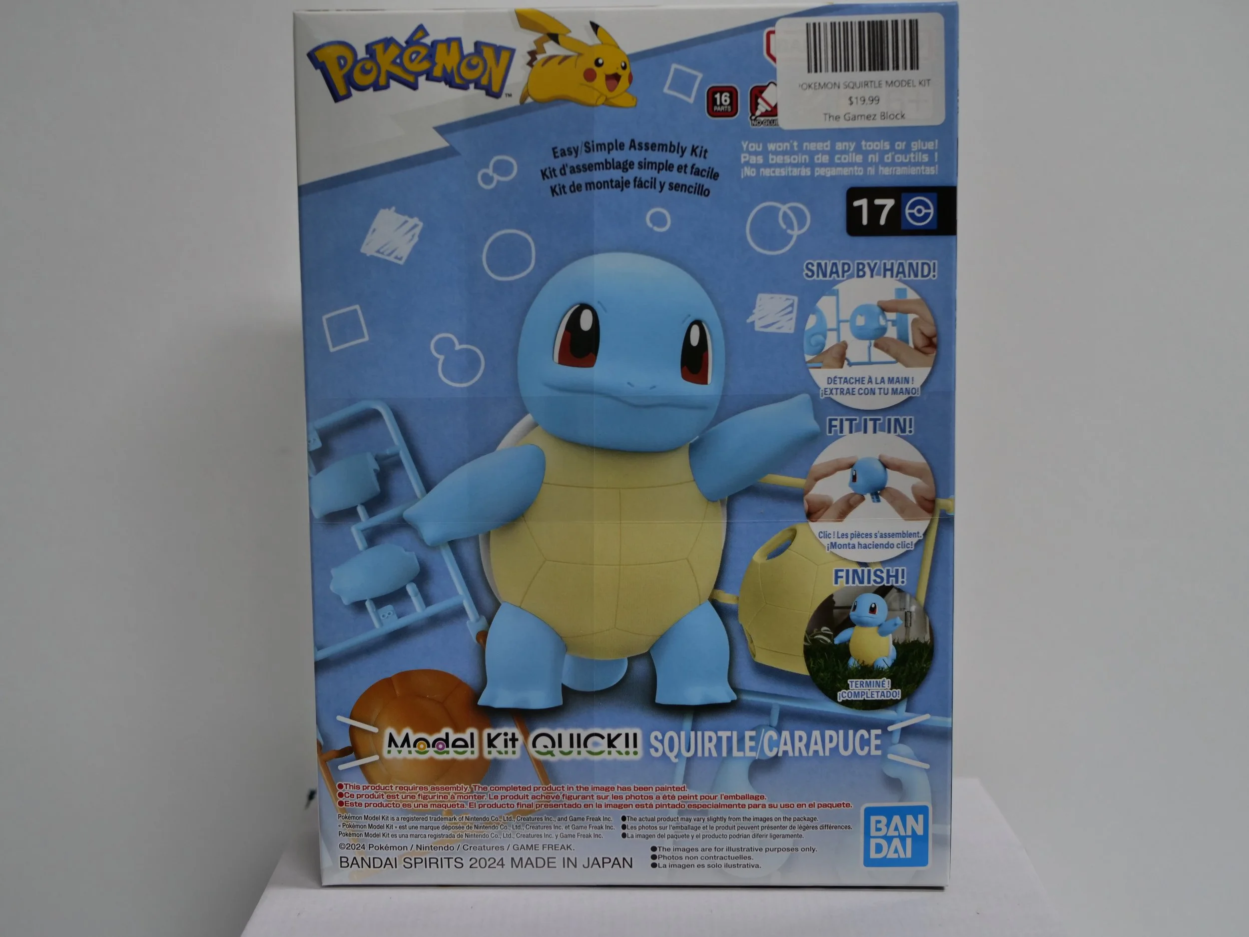 Squirtle Model Kit