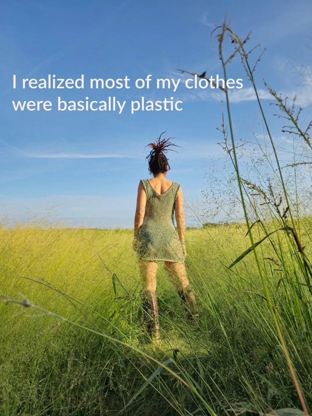 I realized most of my clothes were basically plastic. That&rsquo;s when everything changed.

Save this for your next purchase. 🌿

#sustainablefashion #slowfashion #greenwashing #ethicalfashion #handmade