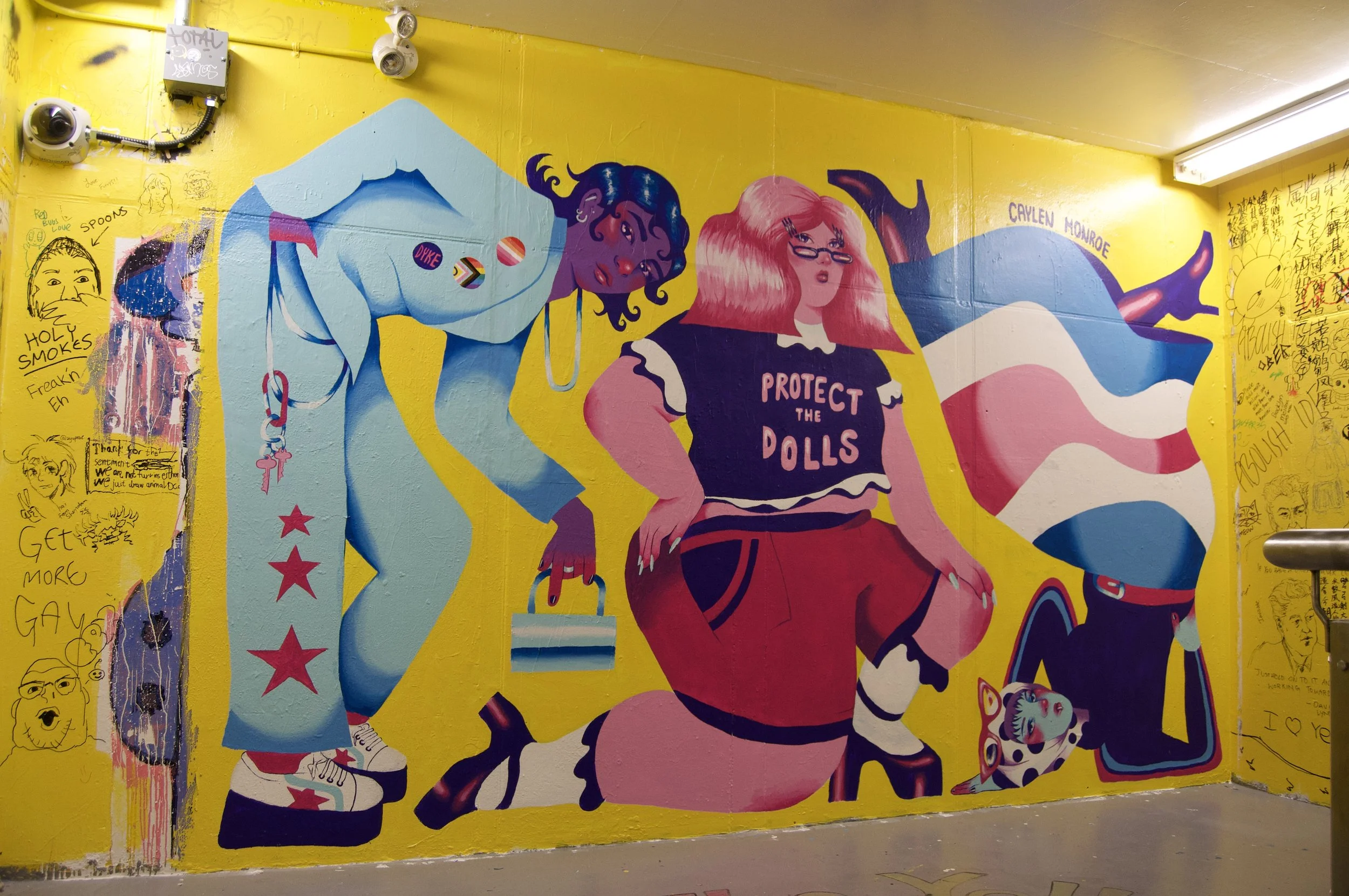 OCAD Yellow Stairwell Mural Project