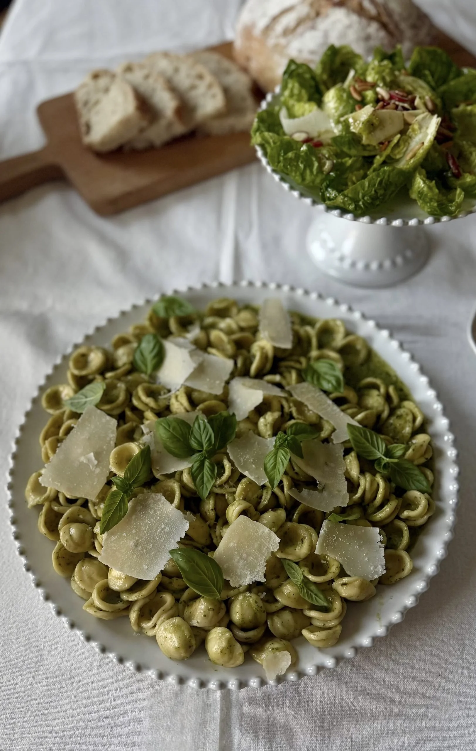 CREAMY PESTO ORECCHIETTE