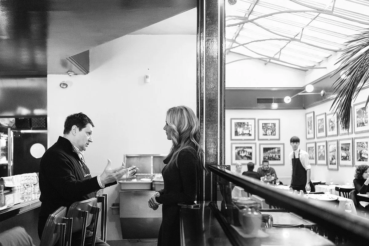 Lidija with Mario Brossoit at L'Express Montreal | Devour by Lidija