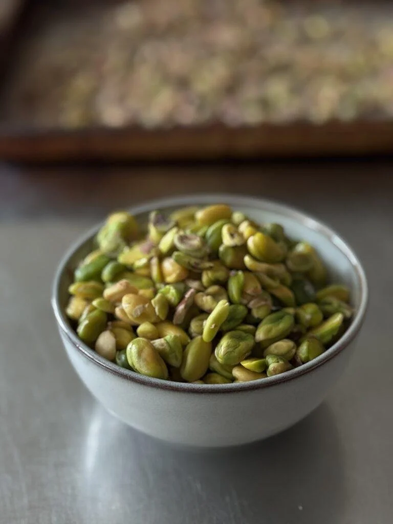 blanched pistachios