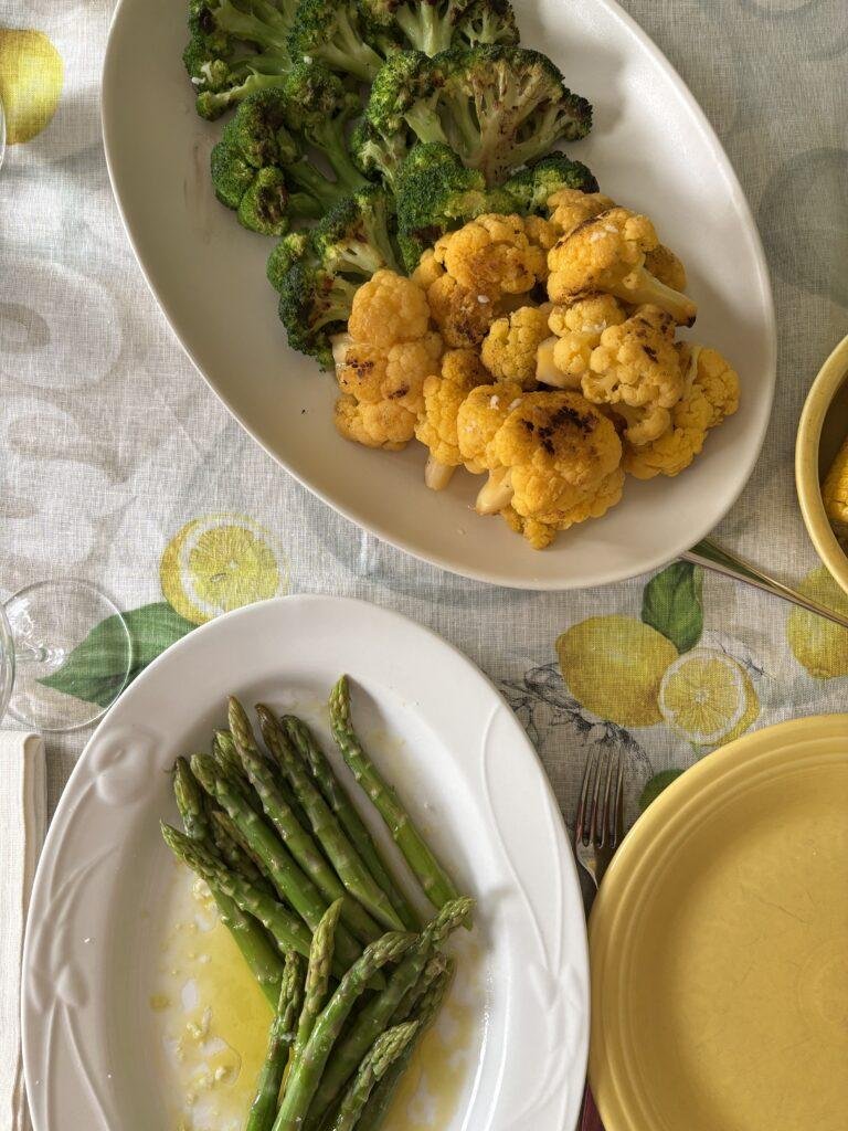 Cauliflower and Asparagus Dish } Devour by Lidija