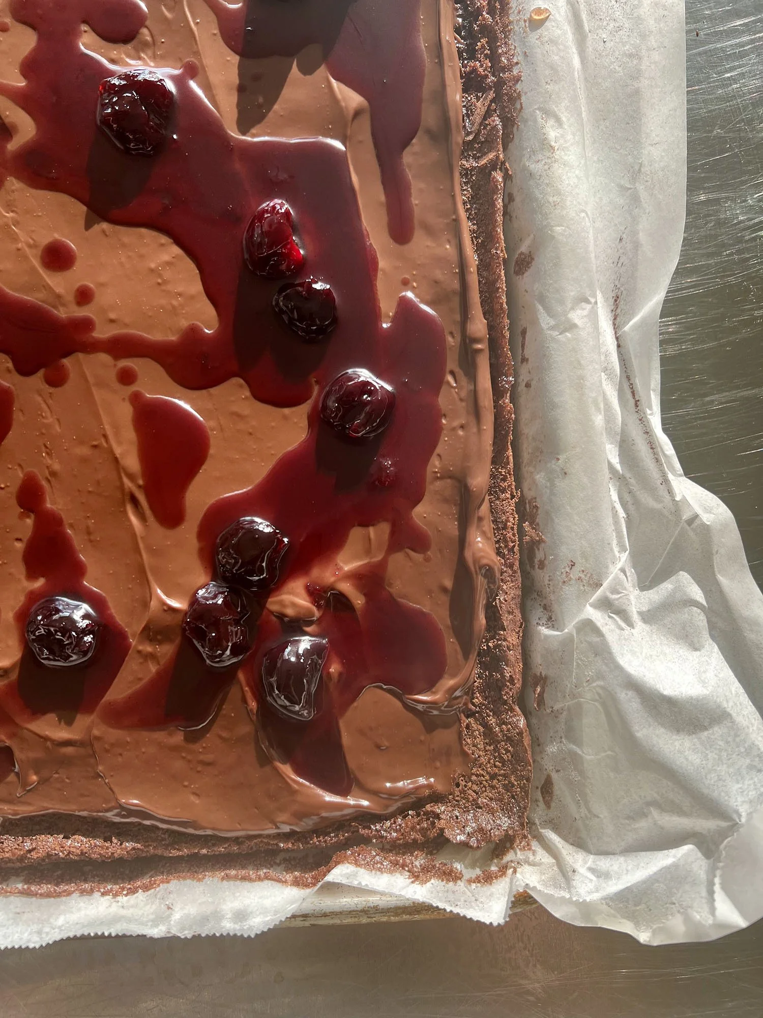 lidijas-kitchen-recipe-chocolate cherry Buche de Noel-4.jpg