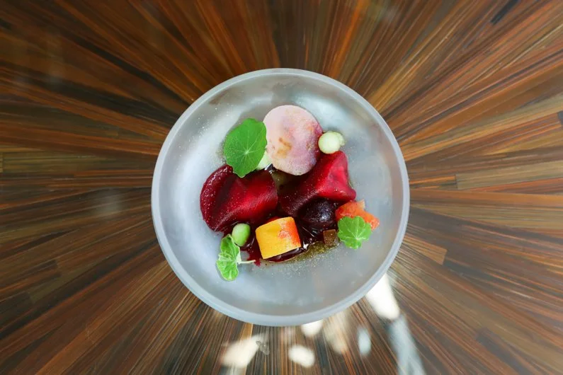 Beetroot Presentation in Bowl at Muse | Devour by Lidija
