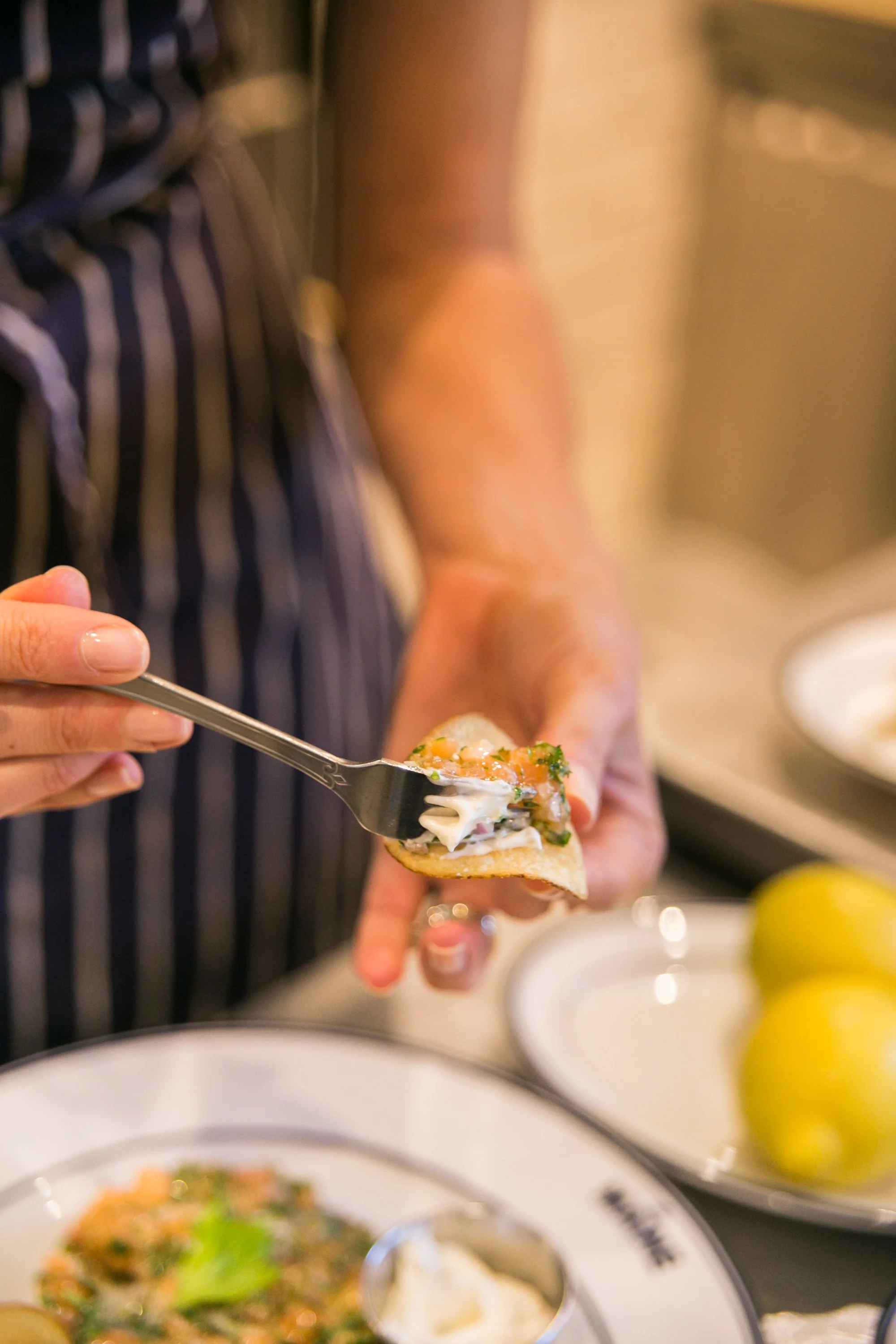 Closeup of Tartare at the Maine Oyster Bar & Grill | Devour by Lidija