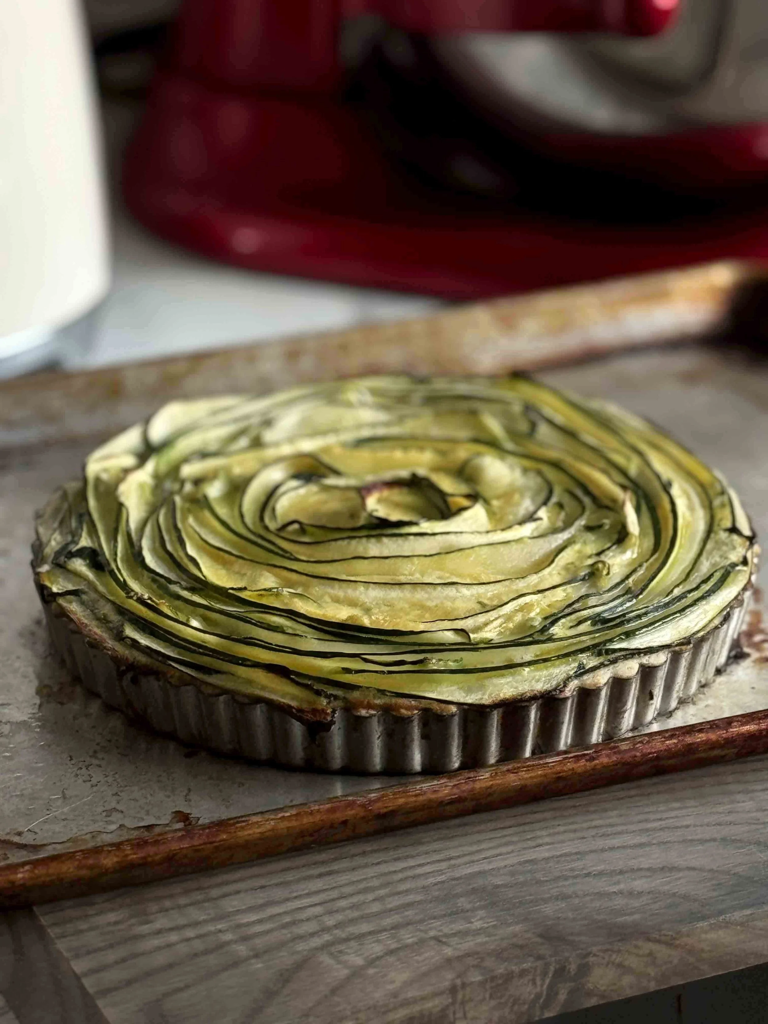 ZUCCHINI AND FETA TART