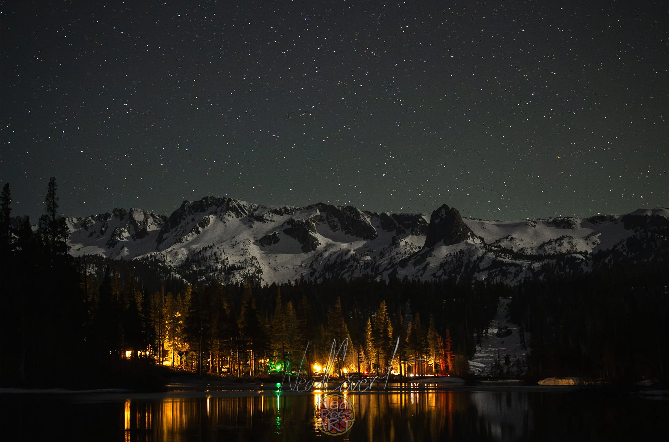 Night Sky from Twin Lakes Mammoth