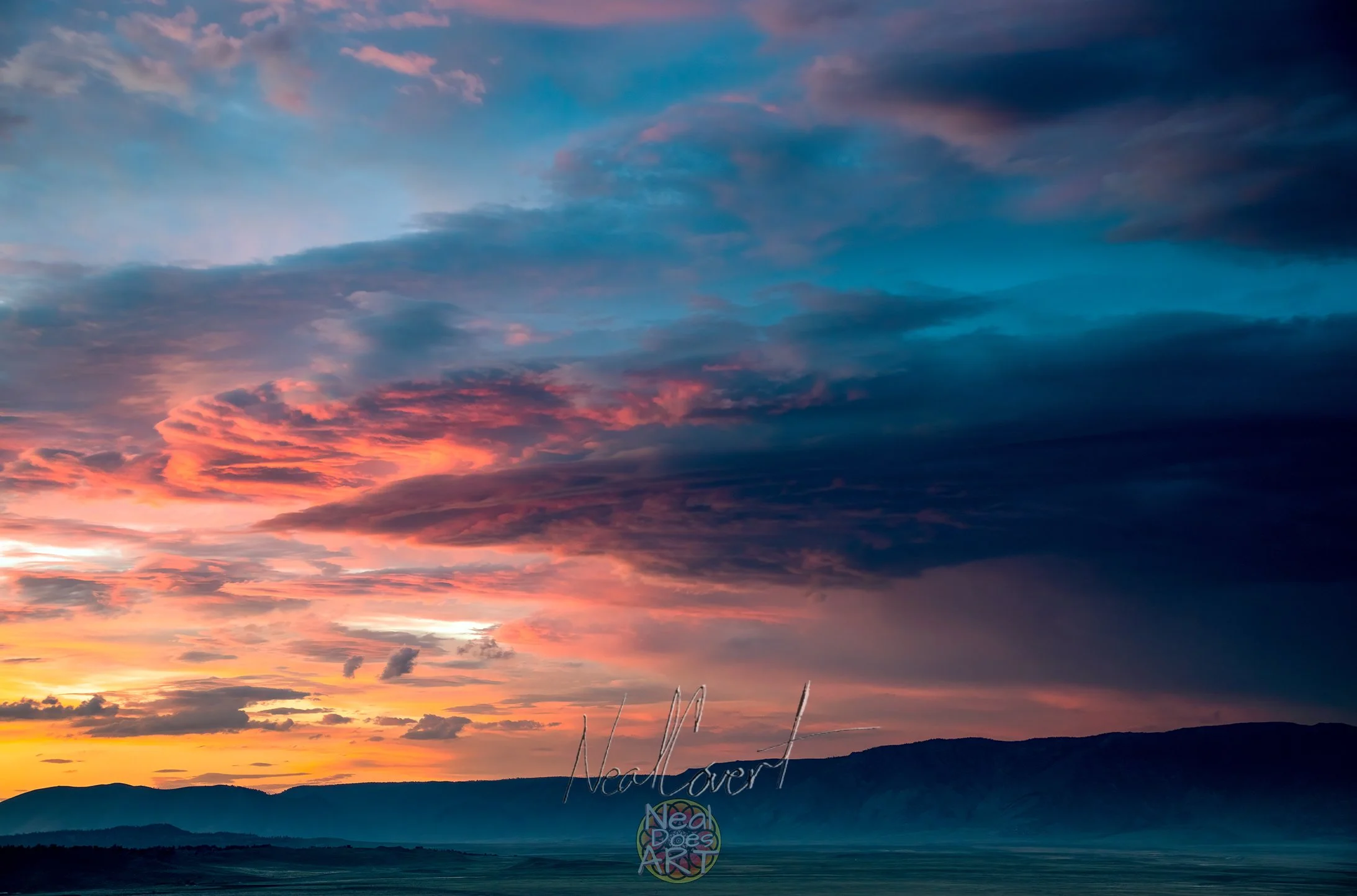 Owens Valley July Sunset
