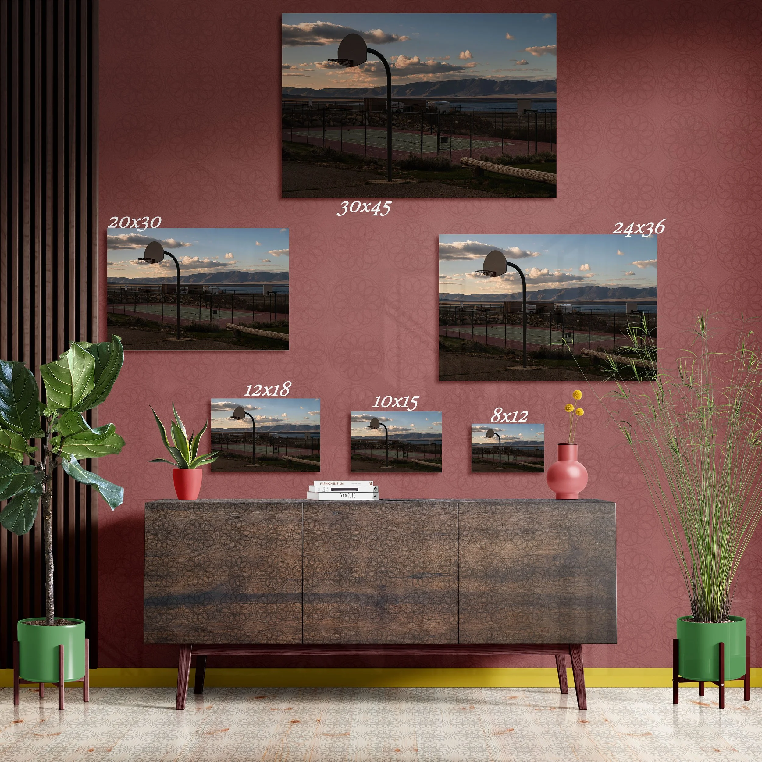 Crowley Lake Courts - Fine Art Print