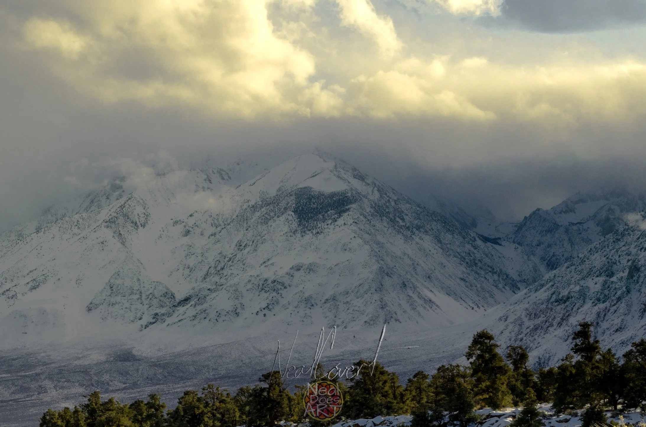 Golden Light Over Mt Tom
