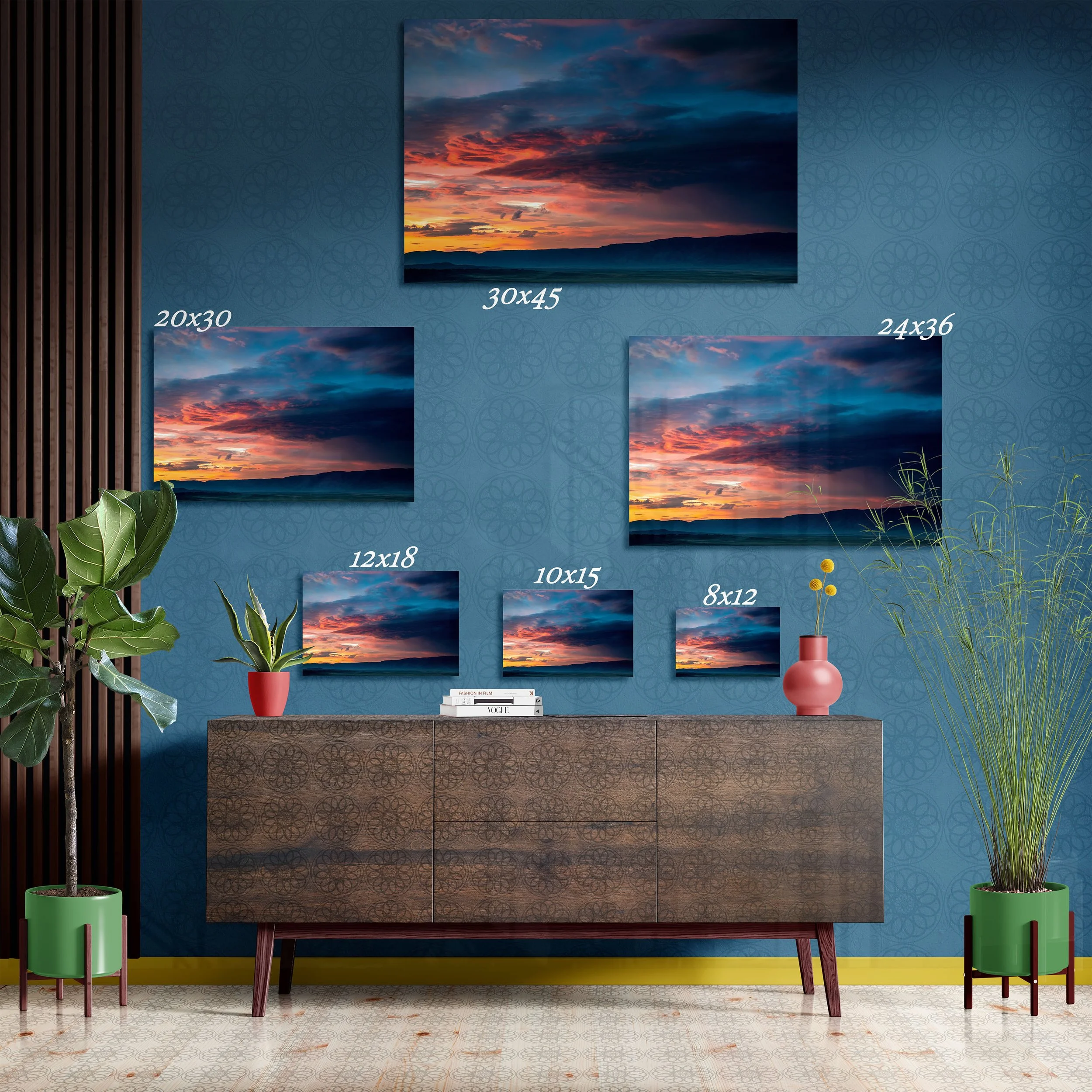 Owens Valley July Sunset - Fine Art Print