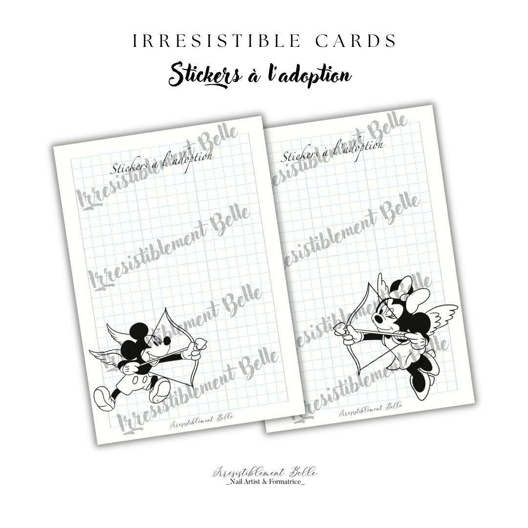 Irrésistible Cards _ Stickers à l’adoption Saint Valentin