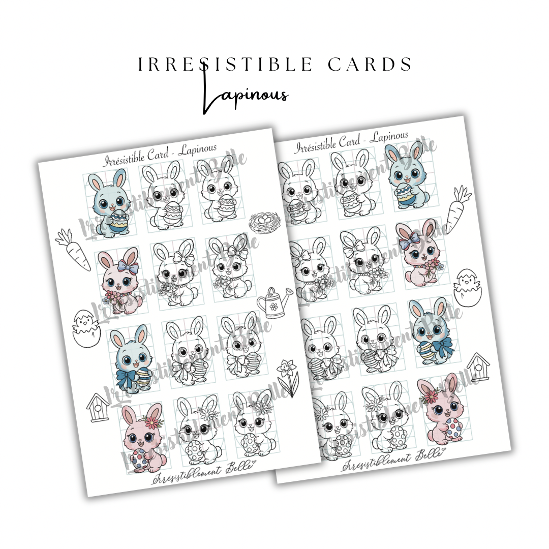 Irrésistible Card - Lapinous