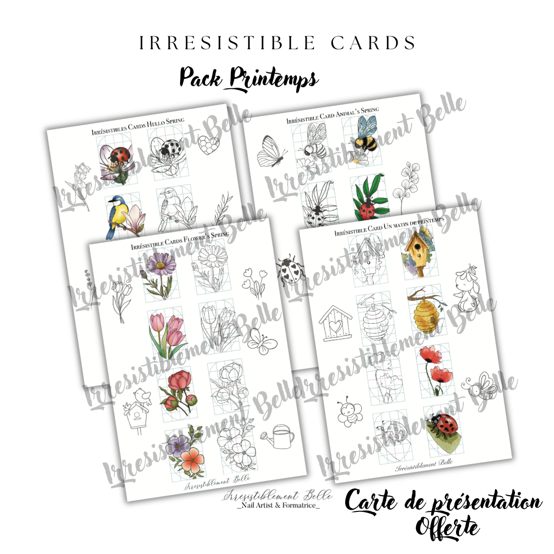 Irrésistible Card - Pack printemps + Cartes de présentation offertes
