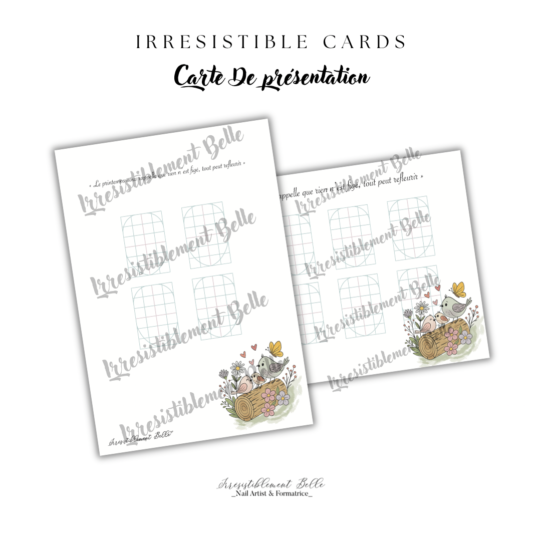 Irrésistible Card - Carte de présentation