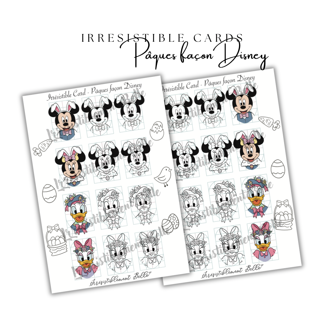 Irrésistible Card - Pâques façon Disney