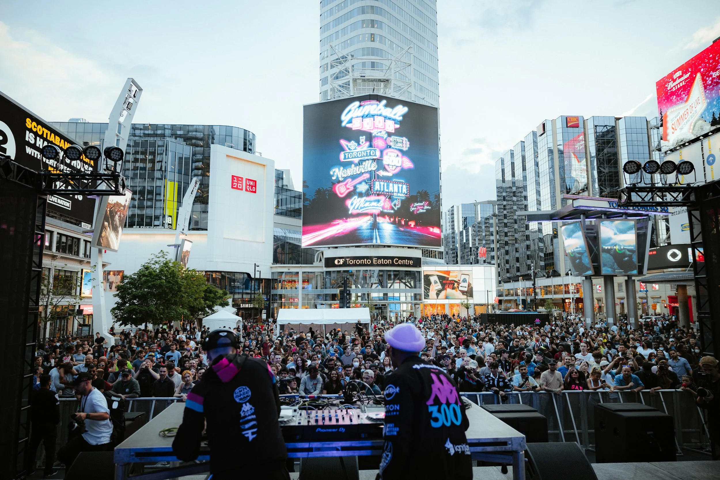 Gumball concert kicks off in Yonge Dundas Square, Toronto
