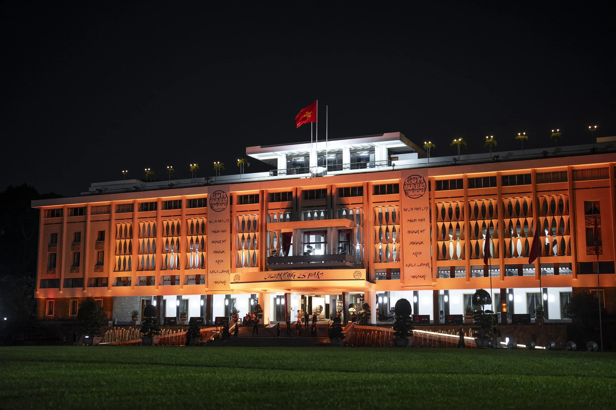 Gumball 3000 Launch evening hosted at Independence Palace, Ho Chi Minh City