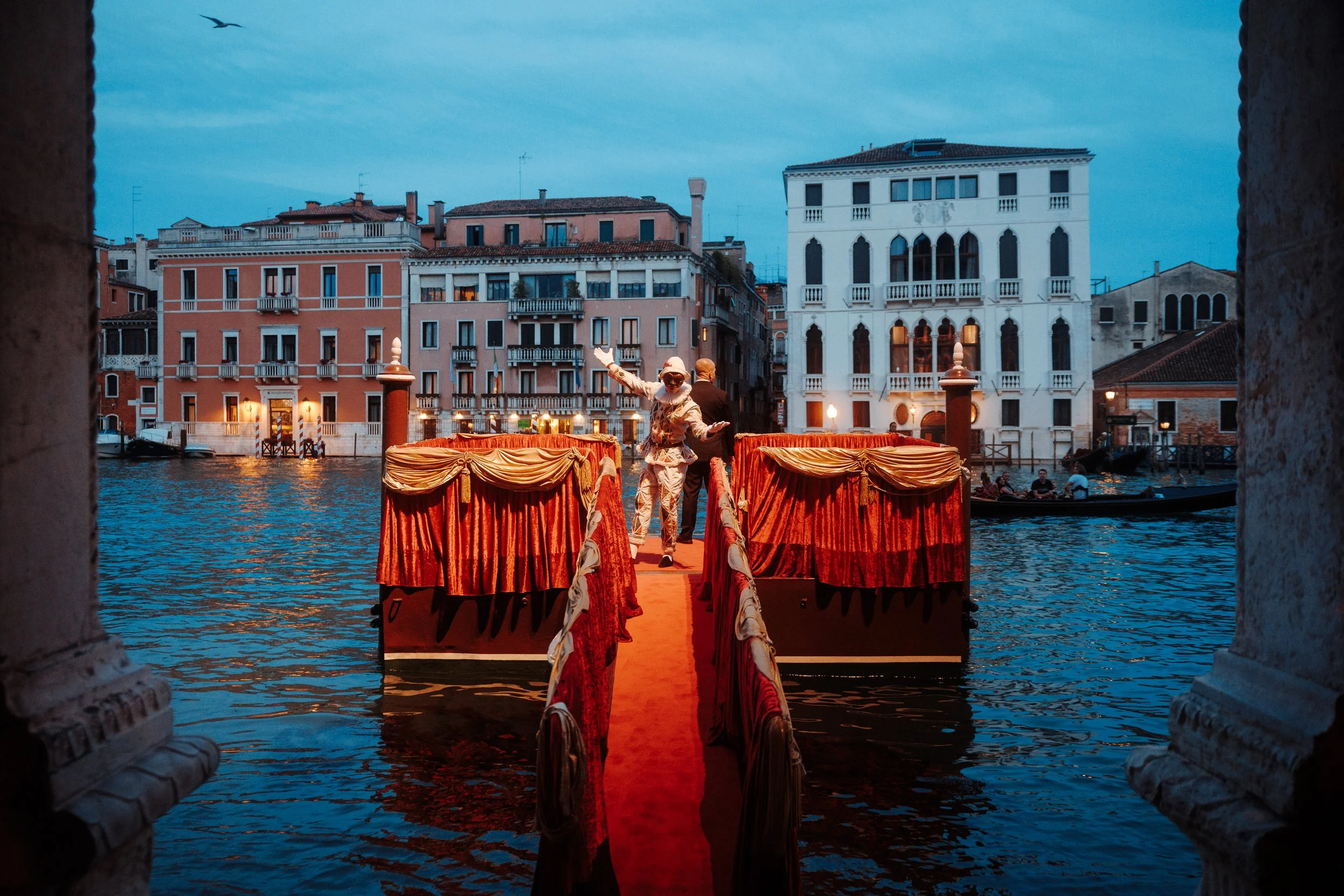 Entrance to the Gumball 3000 Foundation Gala Dinner & Auction evening at Palazzo Pisani Moretta, Venice