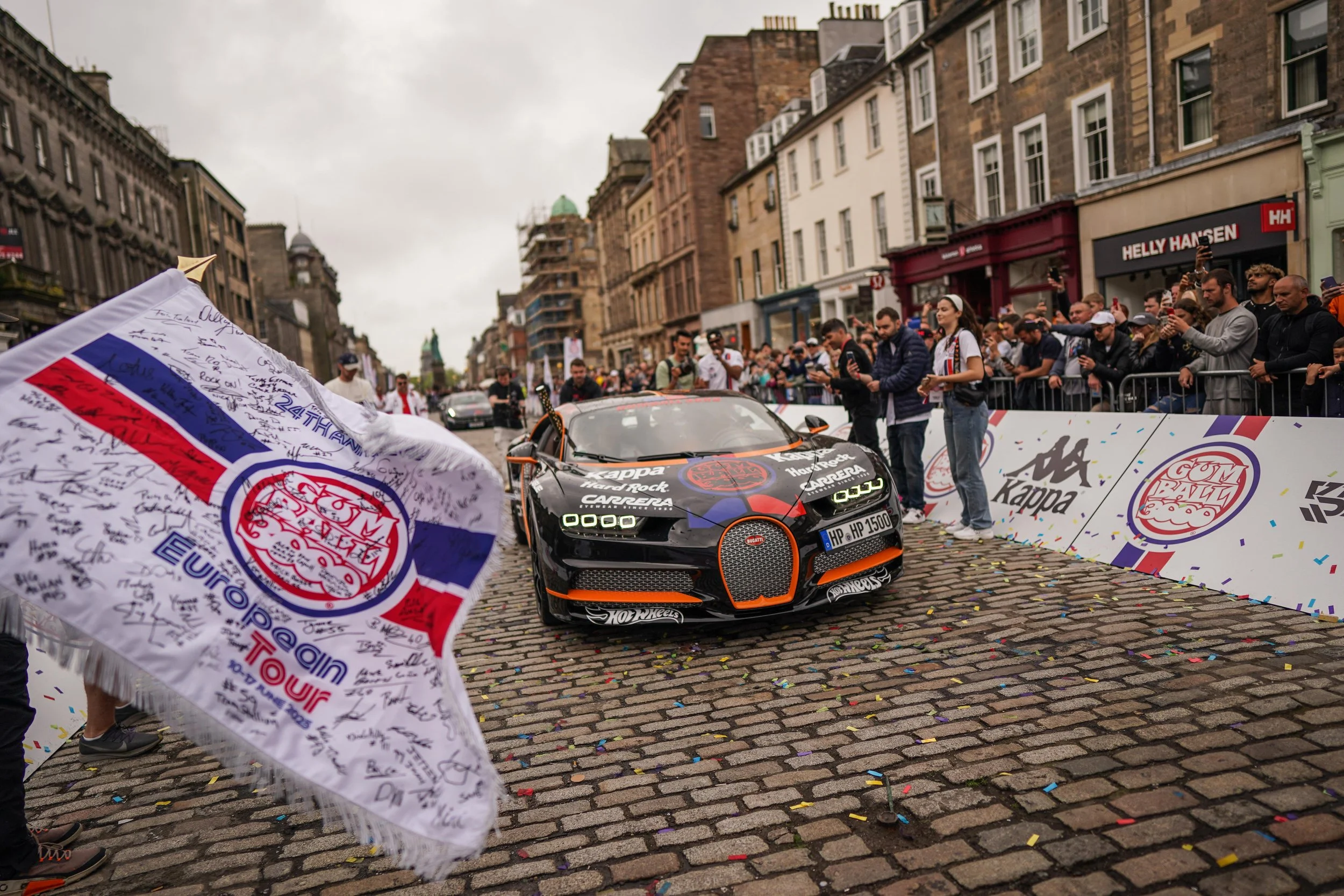 Flag Drop in Edinburgh
