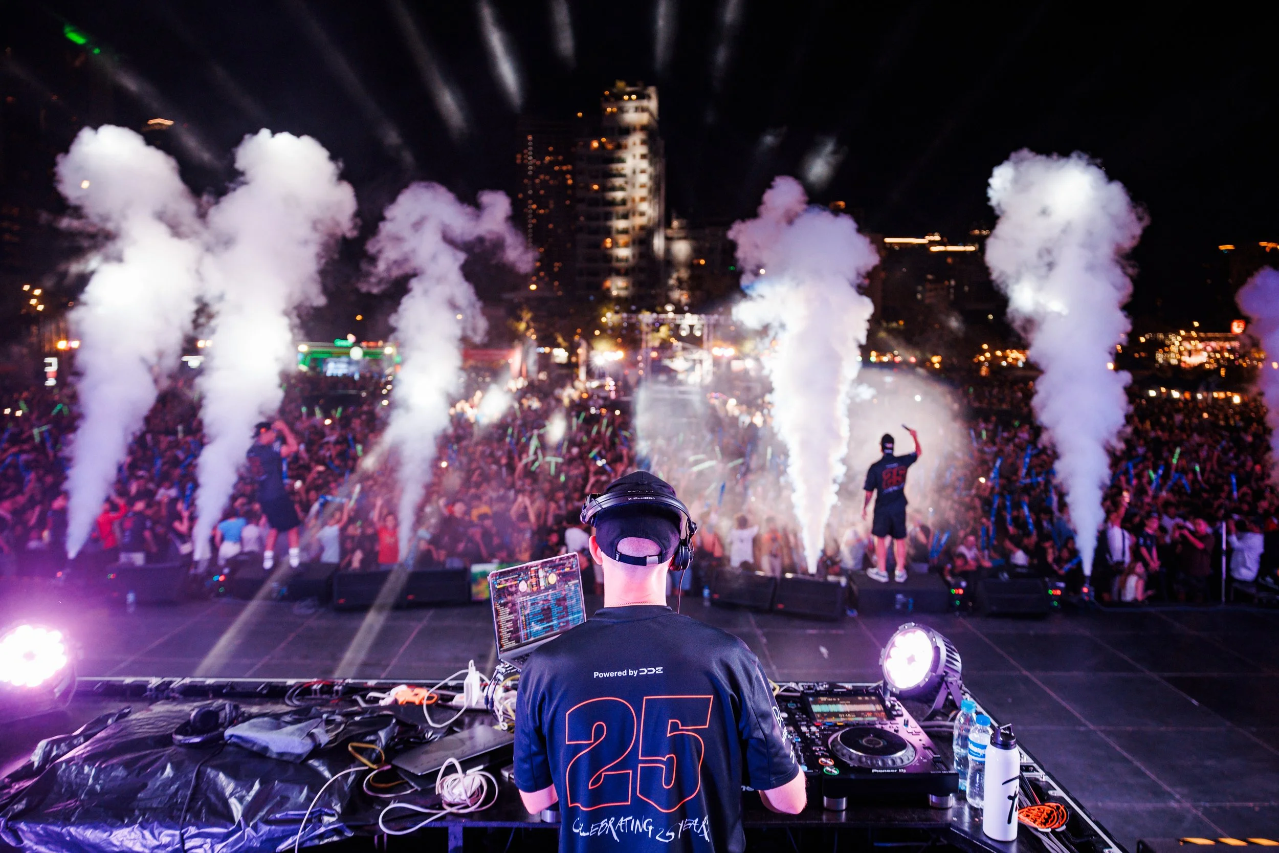 Gumball DJs hosting the stage in Phnom Penh