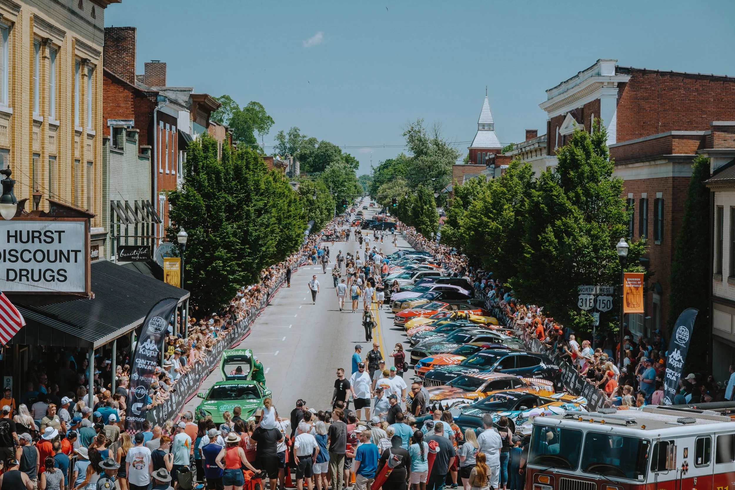 Gumball 3000 shuts down Bardstown, Kentucky