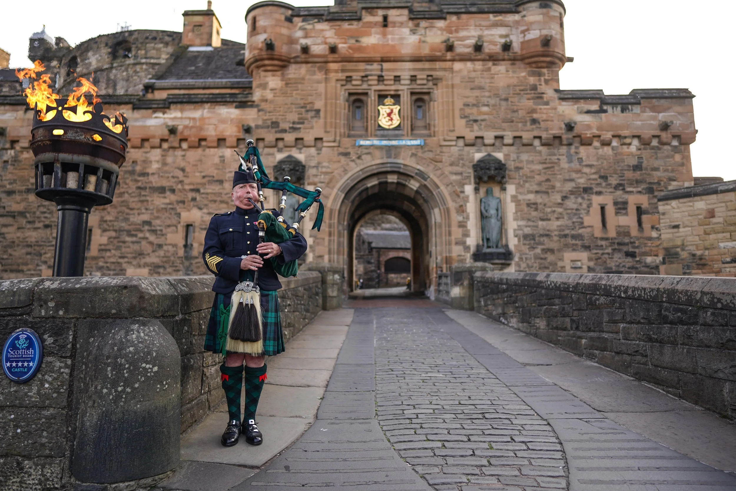 Welcome Arrivals to Launch Night at Edinburgh Castle