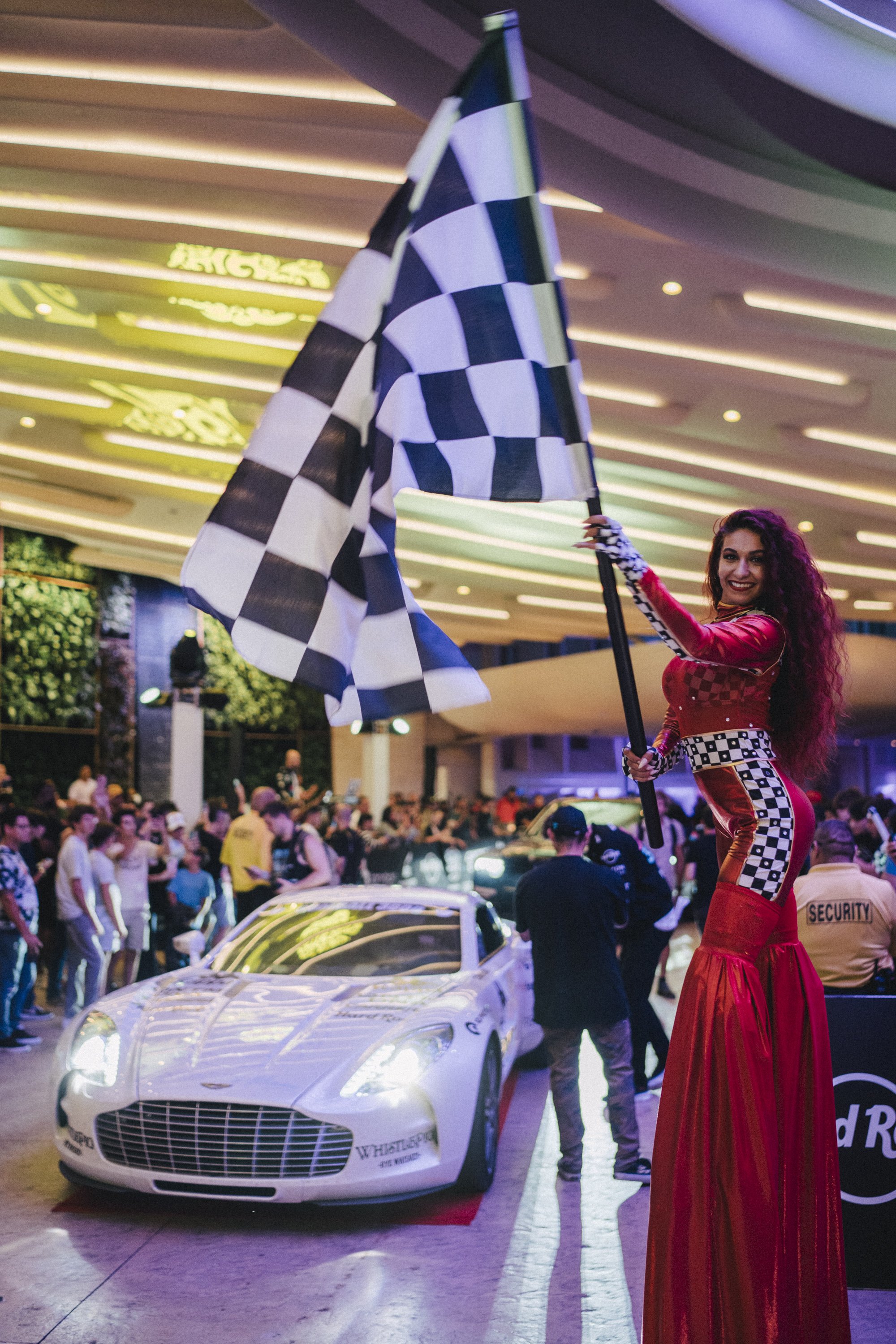 Finish Line at The Hard Rock 'Guitar Hotel' in Miami