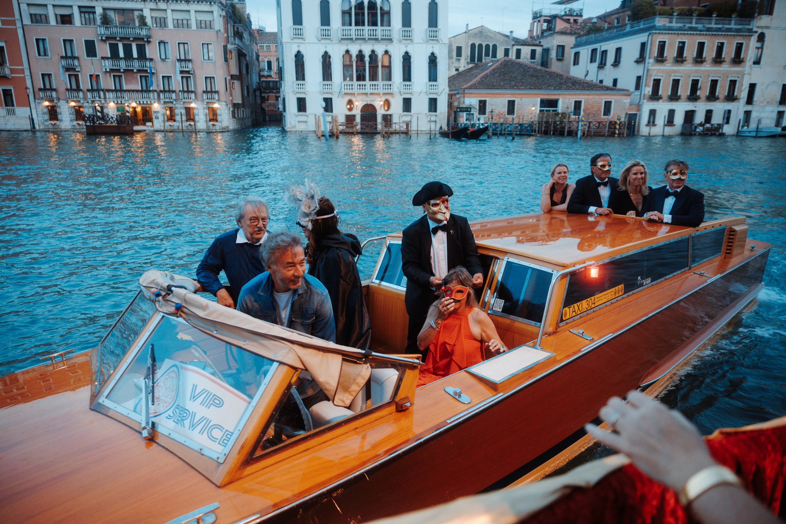 Guests arrivals in Venice