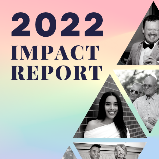 The cover of PFund's annual impact report.